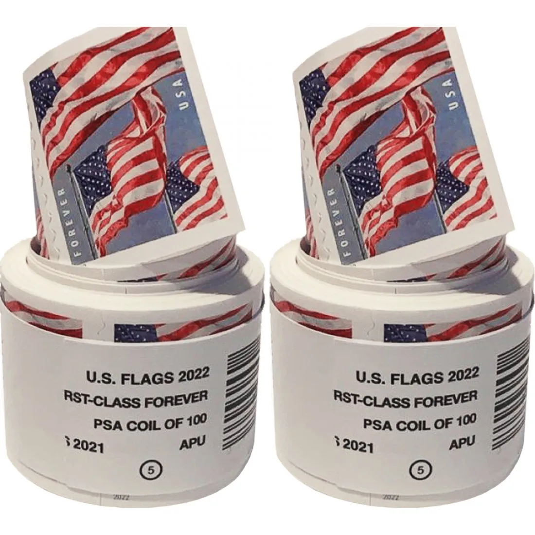 2022 U.S. Flag Forever Stamps 100 Rolls | Tool Stamps US Postage Stamps