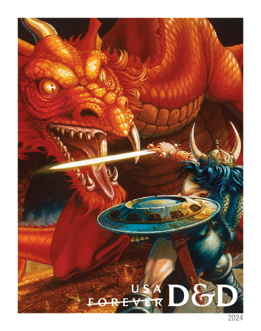 2024 Dungeons & Dragons Stamps - Forever Stamps
